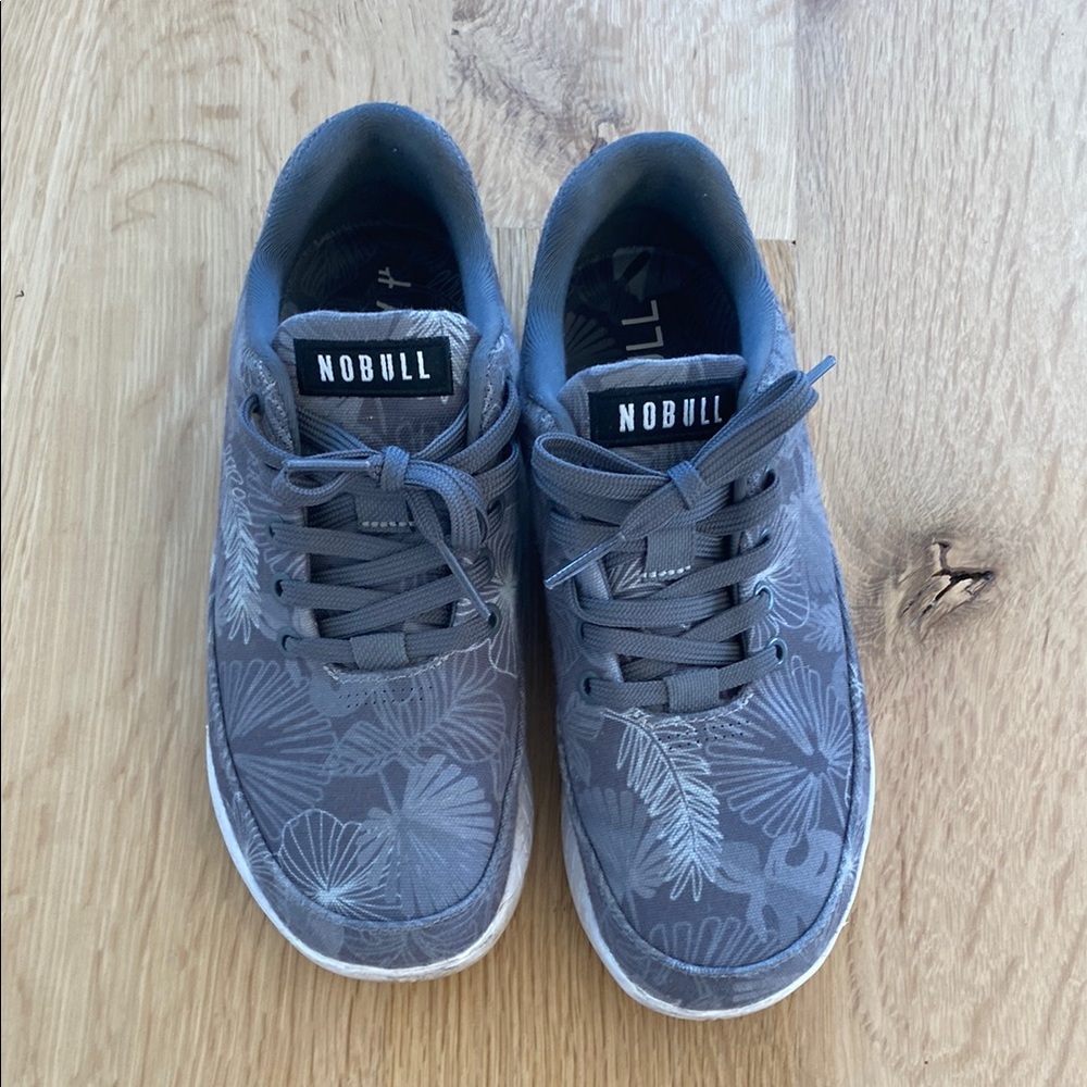 NOBULL Charcoal Tropical  Patterned Footwear